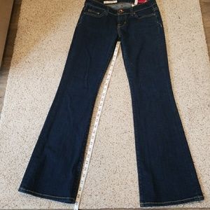 *FREE SHIPPING*  Express dark blue bootcut flare jeans